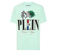 Philipp Plein - T-Shirt Round Neck D Azur - - Tops - Uomo - Verde - S