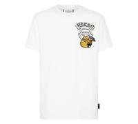 Philipp Plein - T-shirt Round Neck SS Gothic Duck - - Tops - Uomo - Bianco - 2XL