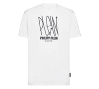 Philipp Plein - T-shirt Round Neck SS Skull - - Tops - Uomo - Bianco - 2XL