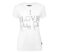 Philipp Plein - T-Shirt Slim Fit - - Tops - Donna - Bianco - XL