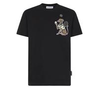 Philipp Plein - T-Shirt Tennis Pet Patch - - Tops - Uomo - Nero - XL