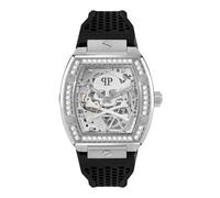 Philipp Plein Orologio analogico nero / argento, Taglia One Size