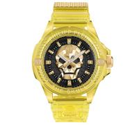 Philipp Plein Orologio Analogico al Quarzo Uomo con Cinturino in Silicone PWWAA0123