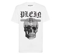 Philipp Plein, ,Tops ,Uomo ,Bianco ,4XL T-shirt Girocollo SS Tattoo