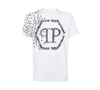 Philipp Plein, ,Tops ,Uomo ,Bianco ,M T-shirt alla moda per Uomini e Donne