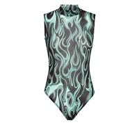 Philipp Plein - Tulle Body Sleeveless Flame - - Tops - Donna - Multicolore - L
