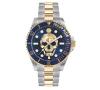 Philipp Plein Uomo Orologio Analogico Quarzo Al $ Kull Subacqueo PWOAA0722 Inox