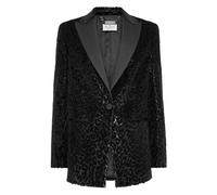 Philipp Plein - Velvet Blazer Lord Fit - - Jackets - Donna - Nero - XS