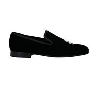 Philipp Plein - Velvet Mocassini Embroidery Skull - - Shoes - Uomo - Nero - 39 EU