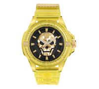 Philipp Plein Watches Orologio analogico '$kull' giallo / oro / nero Uomo Philipp Plein Watches One Size