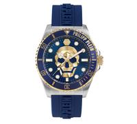 Philipp Plein Watches Orologio analogico 'THE $KULL DIVER' blu / oro Uomo Philipp Plein Watches One Size blu / oro