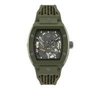Philipp Plein Watches Orologio analogico 'The Skeleton' grigio / grigio scuro / verde scuro / offwhite Uomo Philipp Plein Watches One Size grigio / grigio scuro / verde scuro / offwhite