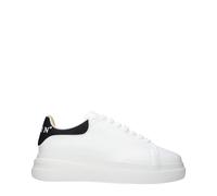 Philipp Plein White Leather Low Top Sneakers - EU45/US12