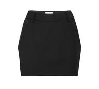 Philipp Plein - Wool Mini Skirt Strass - - Skirts - Donna - Nero - S
