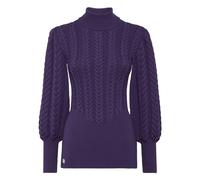 Philipp Plein - Wool Turtleneck LS Basic - - Knitwear - Donna - Viola - S
