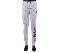 Philipp Plein X Playboy Pantaloni Tuta Della M.Cristalli Bianco Rosso 08473