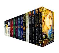 Philippa Gregory Cousins War, Tudor Court & Wildacre Trilogy Collection Set di 15 libri (Regina Bianca, Regina Rossa, Signora dei Fiumi, Figlia di Kingmaker, Amante delle Vergini, Wideacre, Meridon e
