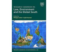 Philippe Cullet Research Handbook on Law, Environment and the Global (Tascabile)