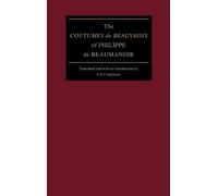 Philippe de Bea The "Coutumes De Beauvaisis" of Philippe De B (Copertina rigida)