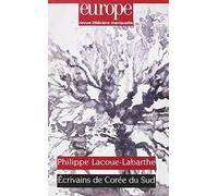 Philippe Lacoue Labarthe Écrivains De Corée Du Sud