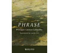Philippe Lacoue-Labarthe Phrase (Copertina rigida)