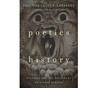 Philippe Lacoue-Labarthe Poetics of History (Copertina rigida)