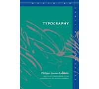 Philippe Lacoue-Labarthe Typography (Tascabile) Meridian: Crossing Aesthetics