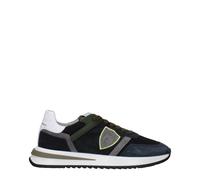Philippe Model Blue Leather Low Tops - EU40/US7
