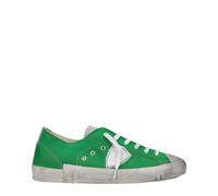Philippe Model Green Leather Low Top Sneakers - EU41/US8
