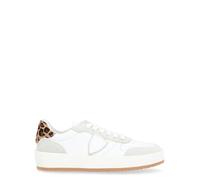SNEAKER NICE LOW BIANCA ANIMALIER PHILIPPE MODEL 37