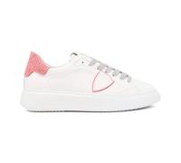 Philippe Model, ,Shoes ,Donna ,Bianco ,36 EU Sneakers Bianche e Rosa Corallo