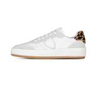 Philippe Model, ,Shoes ,Donna ,Bianco ,40 EU Animalprint Sneakers in Pelle Materiali di Alta Qualità