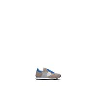 PHILIPPE MODEL Sneaker bimba grigia/blu in suede 26