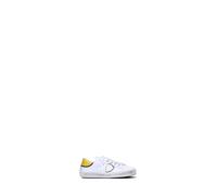 PHILIPPE MODEL Sneaker bimbo bianca/gialla in pelle 33