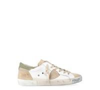 Philippe Model Sneaker Prsx in Pelle Bianca E Beige, Taglia: 43