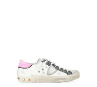 Philippe Model Sneaker Prsx in Pelle Bianca E Rosa, Taglia: 37