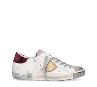 Philippe Model Sneaker Prsx in Pelle Bianca E Rossa, Taglia: 36
