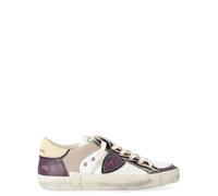 Philippe Model Sneaker Prsx in Pelle Bianca E Viola, Taglia: 38