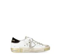 Philippe Model Sneaker Prsx in Pelle Bianca Oro E Verde, Taglia: 39
