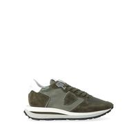 Philippe Model Sneaker Tropez Haute in Pelle Verde Militare, Taglia: 40