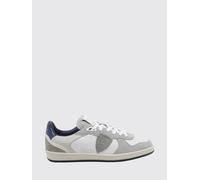 PHILIPPE MODEL Sneakers basse Pgal in pelle di vitello scamosciata con punta forata 44 Grigio 1