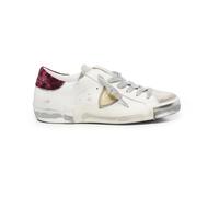 Philippe Model Sneaker Prsx in Pelle Bianca E Rossa, Taglia: 36