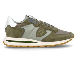 Philippe Model Sneakers Uomo Bassa Tropez Haute (Verde) 41, TKLU-W004