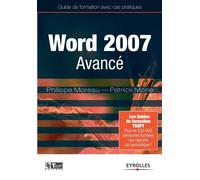 Philippe Moreau Patrick Morié Word 2007 Avancé (Tascabile)