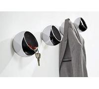 Philippi Design Appendiabiti Penna a Sfera - 123150 - Designer Appendiabiti con ripiano per Chiavi, Portafoglio o Portamonete - in Alluminio lucidato a Specchio