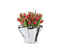 PHILIPPI - Vaso Margeaux - Vaso in acciaio inox piegato a mano - ideale per tulipani, rose, oggetti decorativi
