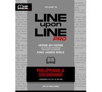 Philippians & Colossians: Vol 26 - Line Upon Line PRO Bible Study Series