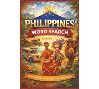Philippine Word Search Book: Word Searches With Easy to Read Print about the Philippines | 6x9 inches, 110 pages | 50+ Puzzles...Gift for Vacations, Holidays and Free Times