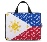 Philippines Flag Laptop Bag Sleeve Funny Tablet Case Protective Carry Bag Valigetta con maniglia 17 pollici