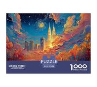 Philippines Version of The Iconic Night 1000 Pezzi Carta Ecologica Puzzle Vibrant City Antistress Gioco Per Famiglie Puzzle Decorazioni Per La Casa 52x38cm/1000pcs